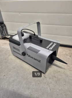 Beamz snow1800W op dmx (zonder afstandsbediening)