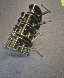 set 4 Eller Beam Clamp 3 Ton - 80 - 322 mm